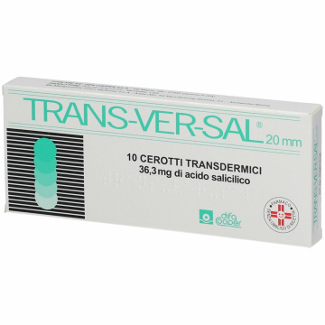 Transversal 36,3 mg verruche 20 mm 10 cerotti  
