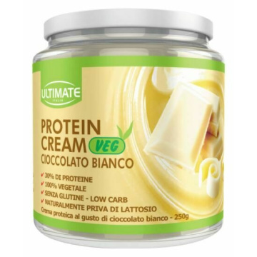 Ultimate protein cream vegetale cioccolato bianco 250 g