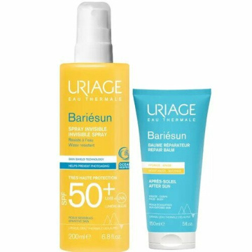 Uriage Bariésun Spray Solare Protezione Corpo SPF50+ 200 ml + OMAGGIO Balsamo Riparatore Doposole 50 ml