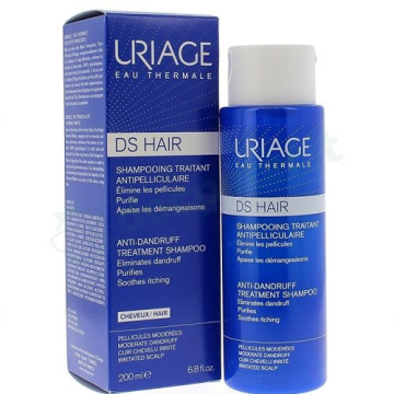 Uriage ds hair shampoo traitant antipelliculaire fiale 200 ml