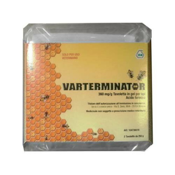 Varterminator - 360 mg/g tavoletta in gel per api 2 tavolette da 250 g