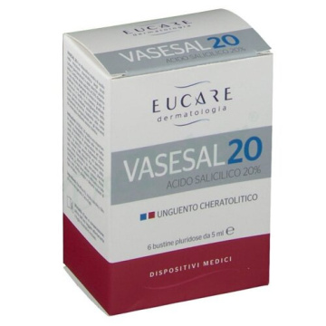 Vasesal 20 6 bustine pluridose da 5 ml unguento cheratolitico