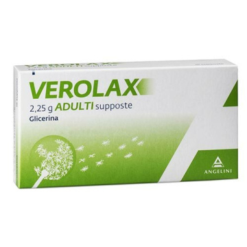 Verolax Adulti 2,25 g 18 supposte Glicerina 