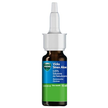 Vicks Sinex Spray Nasale  Aloe 0,05% Decongestionante 15 ml