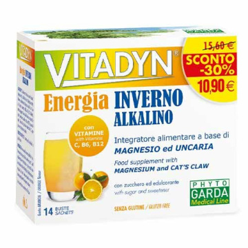 Vitadyn Energia Inverno Alkalino Riduzione Stanchezza 14 Buste