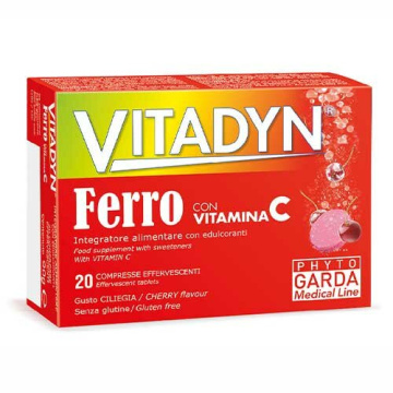 Vitadyn Ferro con Vitamina C 20 Compresse Effervescenti