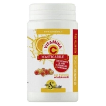 Vitamina c masticabile con estratto di semi di pompelmo + camu camu 100 compresse barattolo 120 g