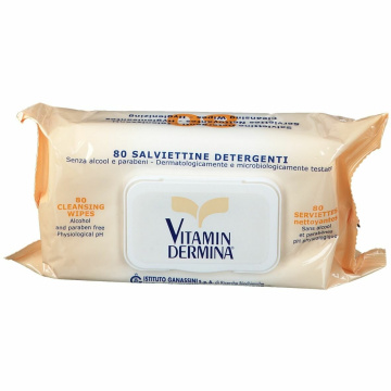Vitamindermina salviettine detergenti 80 pezzi