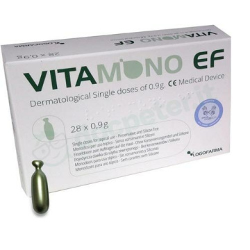 Vitamono ef 28 capsule monodosi topiche per riparazione barriera lipidica uso esterno 0,9 g