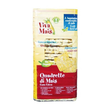 Viva mais quadrette di mais senza sale e senza lievito 130 g