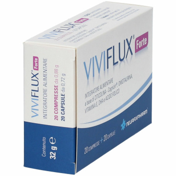 Viviflux forte 20 compresse gastroresistenti + 20 capsule liquid filler