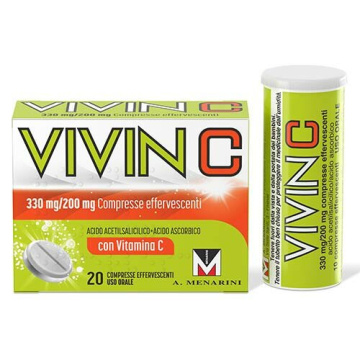 Vivin C 20 compresse effervescenti - 330 mg + 200 mg