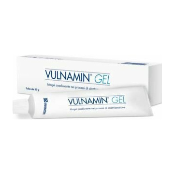 Vulnamin medicazione interattiva in gel a base di aminoacidicostitutivi del collagene e sodio jaluronato tubo 50 g