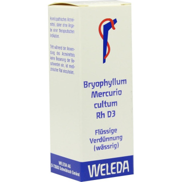 Weleda bryophyllum argento cultum d3 rh 20 ml