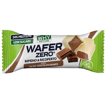 Whynature wafer zero cacao cioccolato bianco 30 g