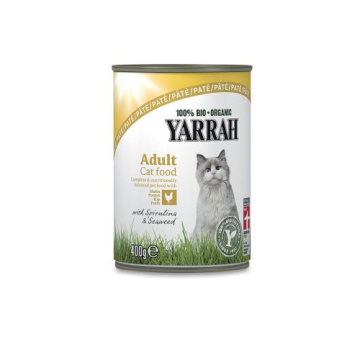 Yarrah wellness pate' di pollo per gatti 400 g