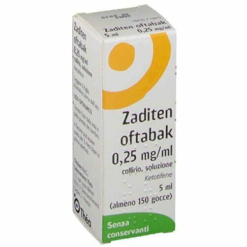 Zaditen Oftabak Collirio Antistaminico 0,25 mg/ml 5 ml