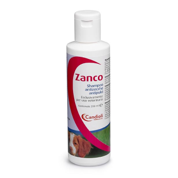 Zanco shampoo - 0,2 g/100 g + 0,4 g/100 g emulsione per uso topico per cani, animali da compagnia 1 flacone da 200 ml