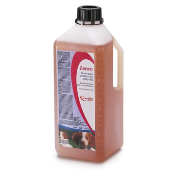 Zanco shampoo - 0,2 g/100 g + 0,4 g/100 g emulsione per uso topico per cani, animali da compagnia 1 flacone da 2.000 ml