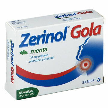 Zerinol Gola Menta 20mg Dolore e Infiammazione 18 pastiglie