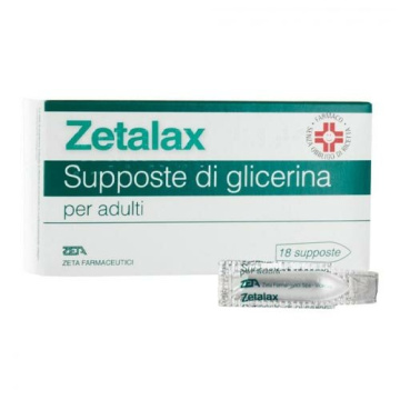 Zetalax Stitichezza Adulti 1,25 g 18 supposte