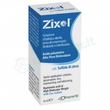 Zixol collirio secchezza oculare con acido ialuronico 8 ml