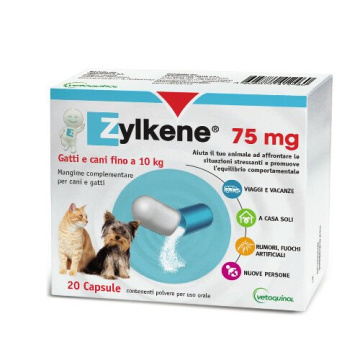 Zylkene cani/gatti 20 capsule da 75 mg