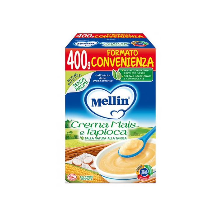 Mellin crema mais/tapioca 400 g