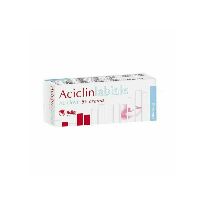 Aciclin labiale crema 5% aciclovir herpes tubo 2 g
