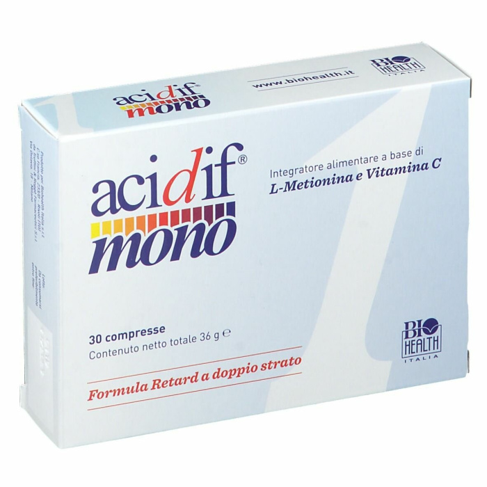 Acidif Mono Integratore Funzionalità Vie Urinarie 30 Compresse