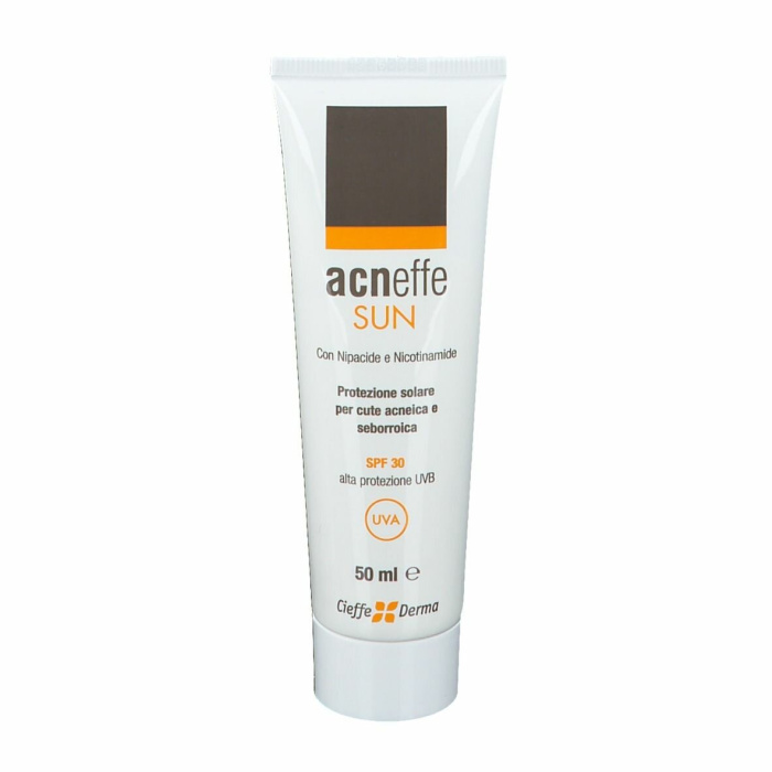 Acneffe sun spf 30 alta protezione uvb cute acneica seborroica 50 ml