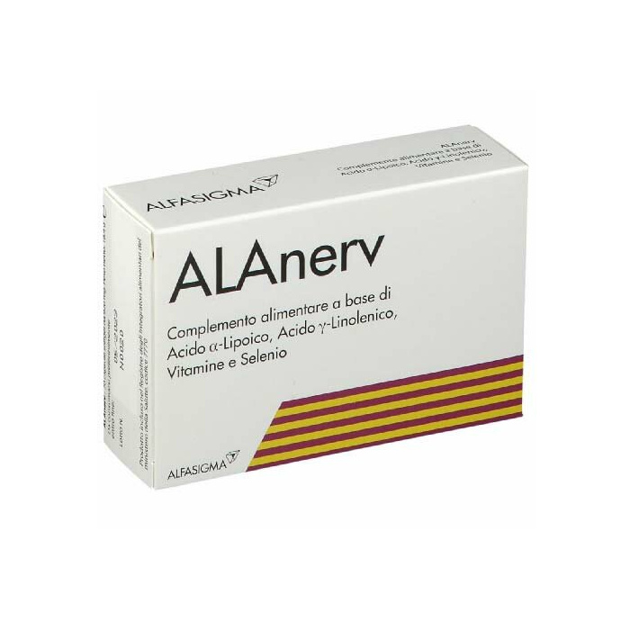 Alanerv Integratore Antiossidante 920 mg 20 Capsule