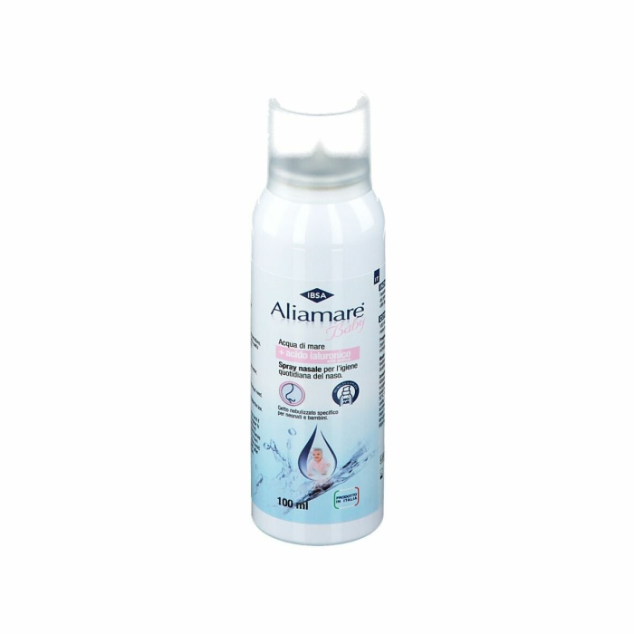 Aliamare Baby Spray Soluzione Isotonica Igiene Naso e Orecchie Bambini 100 ml