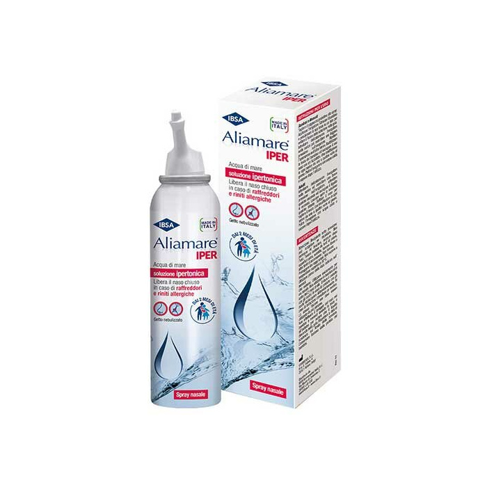 Ibsa Aliamare Iper Spray Ipertonico Igiene Nasale 125 ml