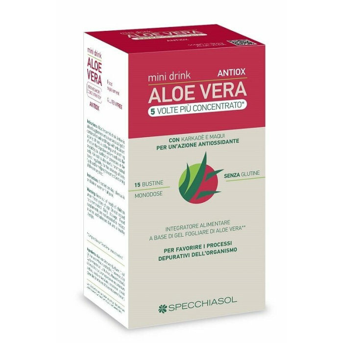 Specchiasol Aloe Vera Antiox Mini Drink 15 Stick