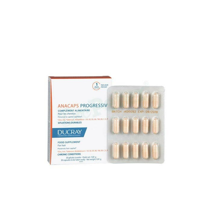 Ducray anacaps progressiv anticaduta cronica 30 capsule