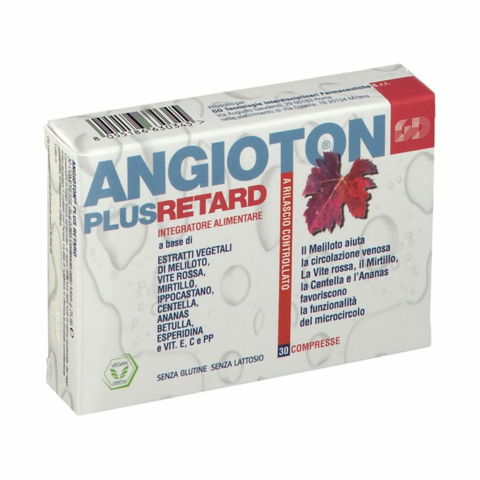 Angioton Plus Retard Integratore Circolazione 30 Compresse