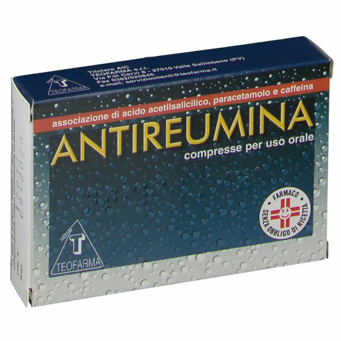 Antireumina 10 compresse acido acetilsalicilico / paracetamolo