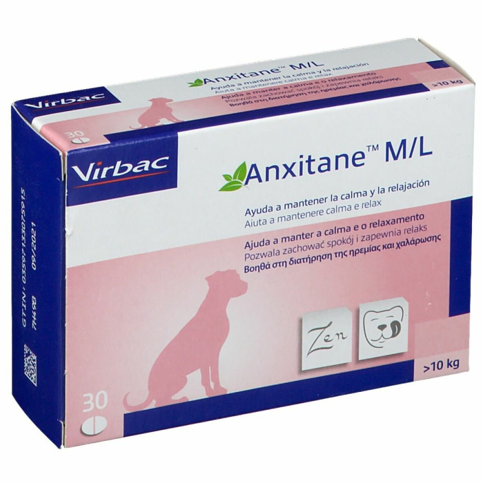 Virbac Anxitane M/L Integratore Antistress Cani  30 Compresse