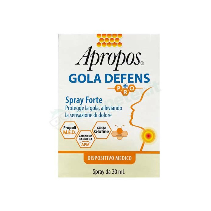 Apropos Gola DefensPro, Spray Forte Mal di Gola 20 ml
