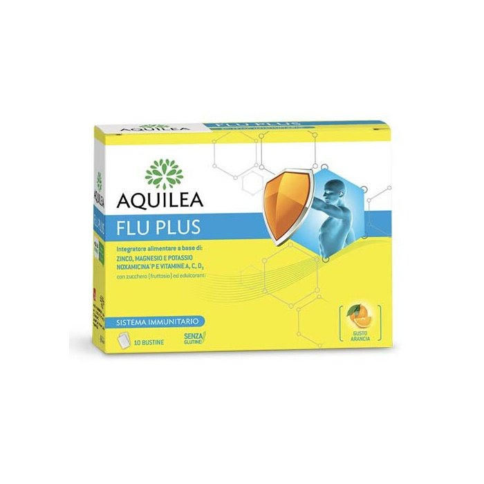 Aquilea Flu Plus Integratore Sistema Immunitario 10 Bustine