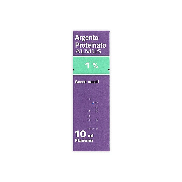 Argento proteinato 1% orl adulti almus gocce 10 ml