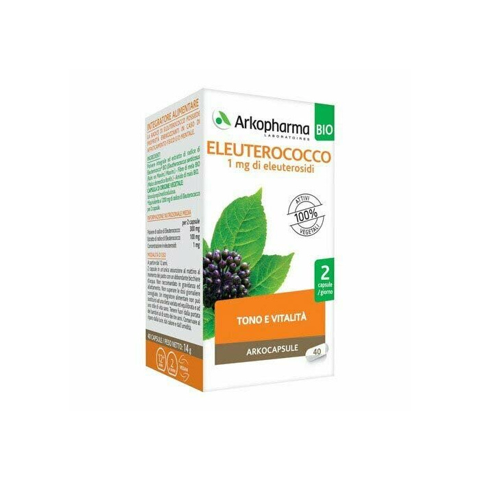 Arkocapsule eleuterococco bio 40 capsule