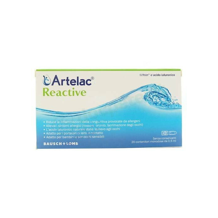 Artelac reactive soluzione oftalmica 20 flaconcini monodose
