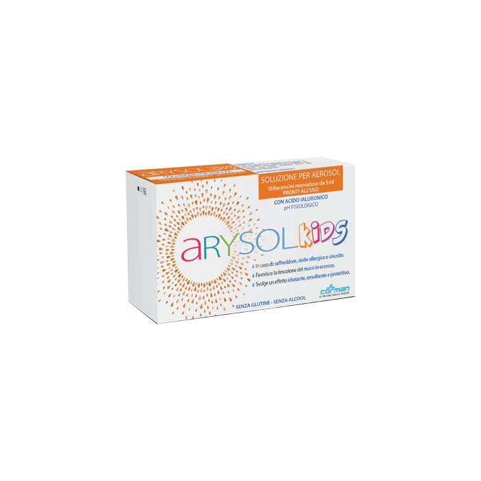 Arysol Kids Soluzione per Aerosol Bambini 10 Flaconcini Monodose