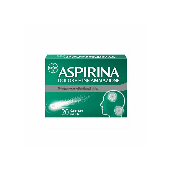 Aspirina Dolore e Infiammazione Antidolorifico 20 Compresse
