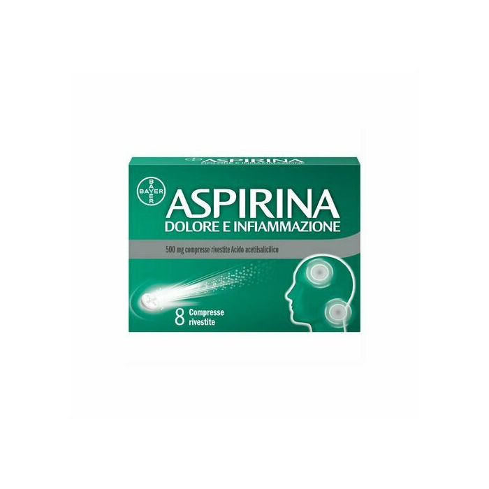 Aspirina Dolore e Infiammazione Antidolorifico 8 Compresse