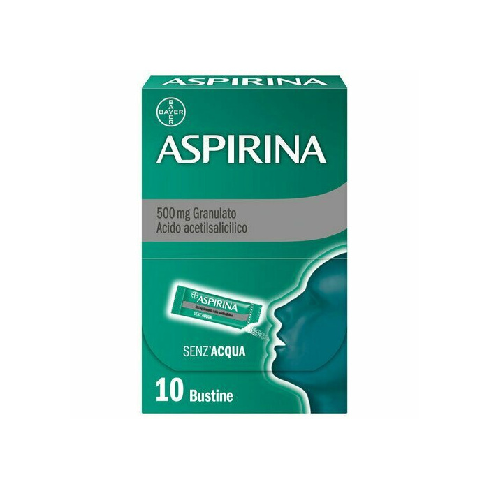 Aspirina in Granuli Antidolorifico Mal di Testa 10 Bustine