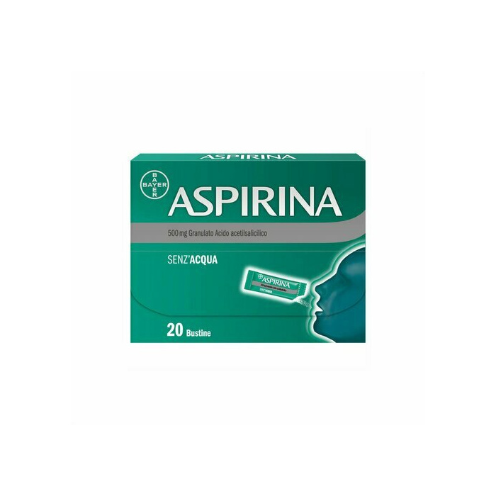 Aspirina in Granuli Antidolorifico Mal di Testa 20 Bustine