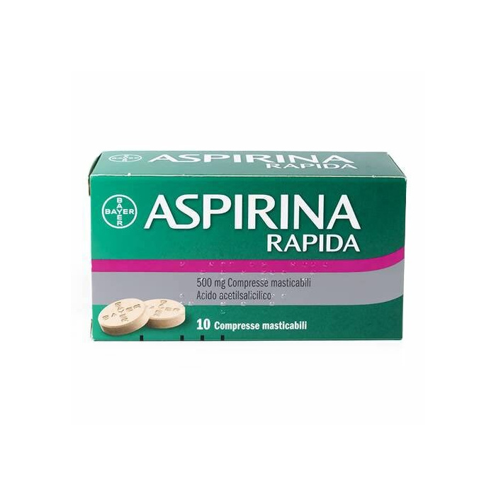 Aspirina Rapida Trattamento Febbre e Dolore 10 Compresse